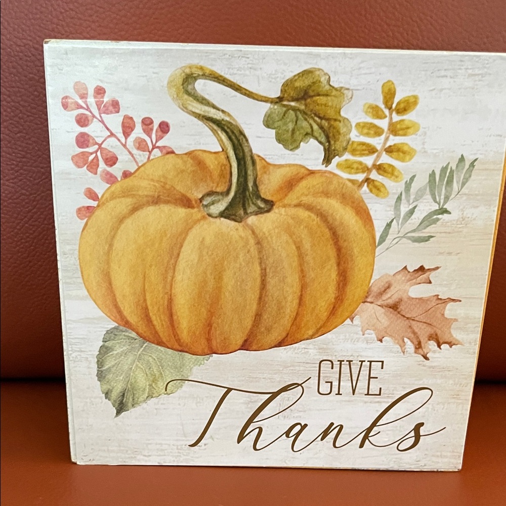 Fall Themed Decorative Signs Set - Picture 6 of 13